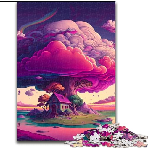 Puzzle 1000 Teile für Erwachsene, Explosionspilzwolke, Unmögliches Puzzle für Erwachsene für Jugendliche, Lernspiele, Geschenke (Größe 50x75cm) von WGLINGX