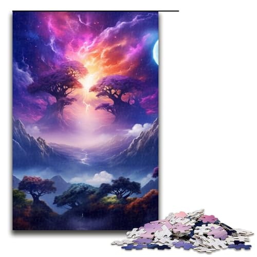 Puzzle 1000 Teile für Erwachsene, Fantasielandschaft, Puzzle für Teenager, Spielzeug, Denkspiel (Größe 50 x 75 cm) von WGLINGX