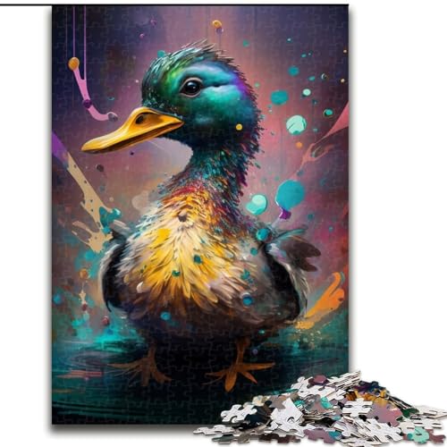 Puzzle 1000 Teile für Erwachsene, Fantasy-Enten-Puzzle, Denkspiel für Teenager, Familienspieleabend (Größe 50x75cm) von WGLINGX
