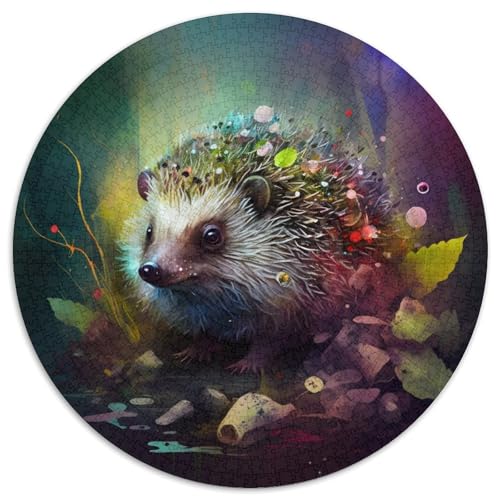 Puzzle 1000 Teile für Erwachsene, Fantasy-Igel, schwierige Puzzles für Erwachsene, DIY-Heimdekoration, Denksportspiel für Teenager (67,5 x 67,5 cm) von WGLINGX