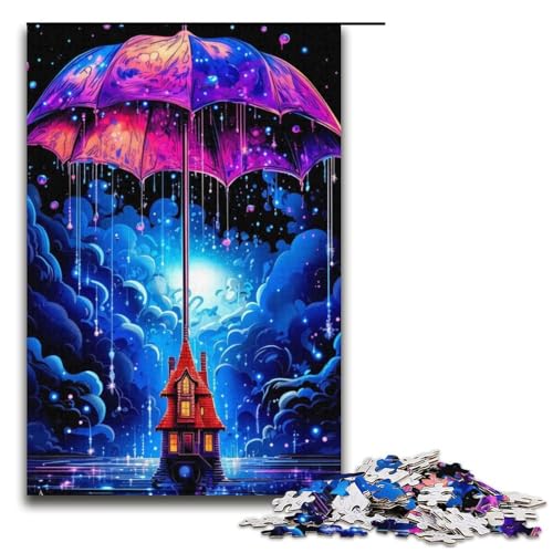 Puzzle 1000 Teile für Erwachsene, Farbiges Regenschirm-Puzzle, praktisches Spiel, hilft dem Gehirn beim Trainieren, süchtig machendes Spielzeug, um Geduld zu fördern, 14,96 x 10,24 Zoll Puzzle 1000 Teile für Erwachsene, Farbiges Regenschirm-Puzzle, praktisches Spiel, hilft dem Gehirn beim Trainieren, süchtig machendes Spielzeug, um Geduld zu fördern, 14,96 x 10,24 Zoll von WGLINGX