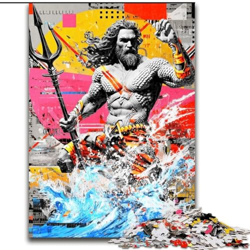 Puzzle 1000 Teile für Erwachsene, Film-Graffiti-Puzzles für 1000 Teile, Denkspiel für Teenager, Spieleabend mit der Familie (Größe 26x38cm) von WGLINGX