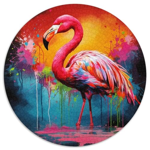 Puzzle 1000 Teile für Erwachsene, Flamingo-Puzzle für Erwachsene, Kunstwerk-Dekor, Intelligenzspielzeug für Familien-Indoor-Spiele 67,5 x 67,5 cm Puzzle 1000 Teile für Erwachsene, Flamingo-Puzzle für Erwachsene, Kunstwerk-Dekor, Intelligenzspielzeug für Familien-Indoor-Spiele 67,5 x 67,5 cm von WGLINGX
