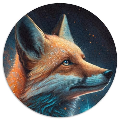 Puzzle 1000 Teile für Erwachsene, Fuchs-Puzzle, Spielzeug, Geschenk, pädagogisches, intellektuelles, entspannendes Familienspiel (67,5x67,5cm) von WGLINGX