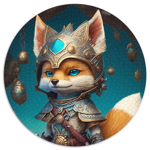 Puzzle 1000 Teile für Erwachsene, Fuchs-Puzzle aus Karton, Kunstwerk, Dekor, Intelligenzspielzeug für Familien-Indoor-Spiele (67,5x67,5cm) von WGLINGX
