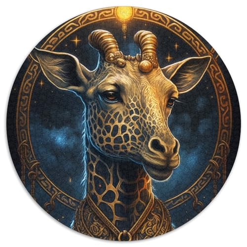 Puzzle 1000 Teile für Erwachsene, Giraffe, schwierige Puzzles für Erwachsene, Denkspiel für Teenager, Familienspieleabend (67,5x67,5cm) von WGLINGX
