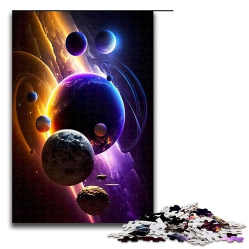 Puzzle 1000 Teile für Erwachsene, Himmlische Traumlandschaft, Lernspiele für die Heimdekoration (Größe 50 x 75 cm) von WGLINGX