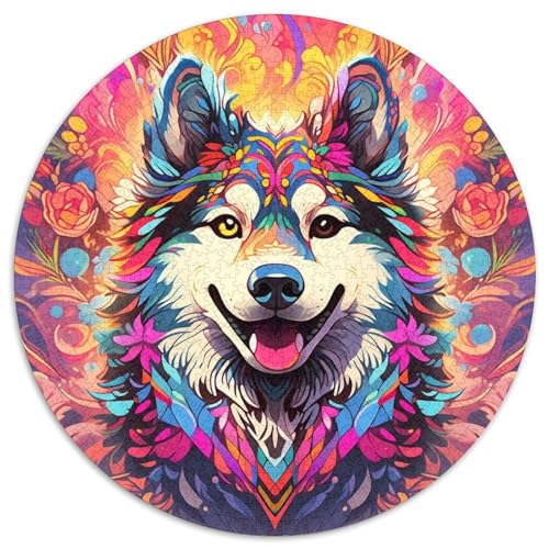 Puzzle 1000 Teile für Erwachsene, Husky-Puzzle für Erwachsene, Kunstwerk-Dekor, Intelligenzspielzeug für Familien-Indoor-Spiele 67,5 x 67,5 cm Puzzle 1000 Teile für Erwachsene, Husky-Puzzle für Erwachsene, Kunstwerk-Dekor, Intelligenzspielzeug für Familien-Indoor-Spiele 67,5 x 67,5 cm von WGLINGX