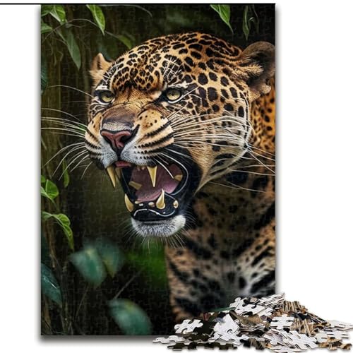 Puzzle 1000 Teile für Erwachsene, Jaguar, 1000 Teile, Puzzle-Geschenke für den Familienspielabend, Heimdekoration und Gehirntraining, Größe 50x75cm Puzzle 1000 Teile für Erwachsene, Jaguar, 1000 Teile, Puzzle-Geschenke für den Familienspielabend, Heimdekoration und Gehirntraining, Größe 50x75cm von WGLINGX