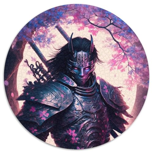 Puzzle 1000 Teile für Erwachsene, Japanisches Ninja-Rundpuzzle 1000 Teile für Erwachsene, Herausforderndes Denkspiel – Entspannendes Spielzeug für Teenager, 1000 Teile (67,5x67,5cm) von WGLINGX
