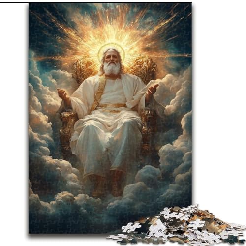 Puzzle 1000 Teile für Erwachsene, Jesus-Puzzles für 1000 Teile, Denkspiel für Teenager, Familienspieleabend (Größe 26x38cm) von WGLINGX