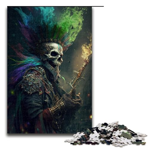 Puzzle 1000 Teile für Erwachsene, Kapitän Skelett Puzzle für Jugendliche ab 14 Jahren, 50 x 75 cm Puzzle 1000 Teile für Erwachsene, Kapitän Skelett Puzzle für Jugendliche ab 14 Jahren, 50 x 75 cm von WGLINGX