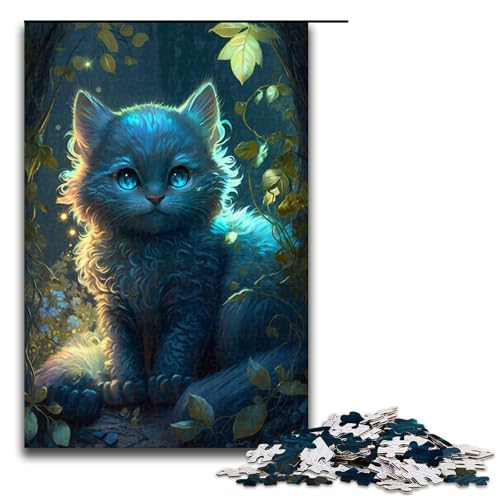 Puzzle 1000 Teile für Erwachsene, Katzen-Puzzle für Erwachsene, Holzpuzzle, Lernspiele, 50 x 75 cm Puzzle 1000 Teile für Erwachsene, Katzen-Puzzle für Erwachsene, Holzpuzzle, Lernspiele, 50 x 75 cm von WGLINGX