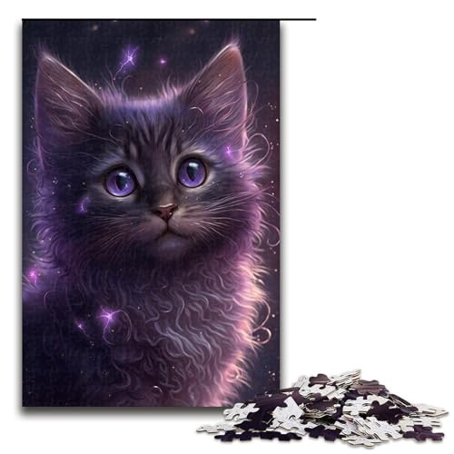 Puzzle 1000 Teile für Erwachsene, Katzen-Puzzle für Jugendliche ab 14 Jahren, 50 x 75 cm von WGLINGX