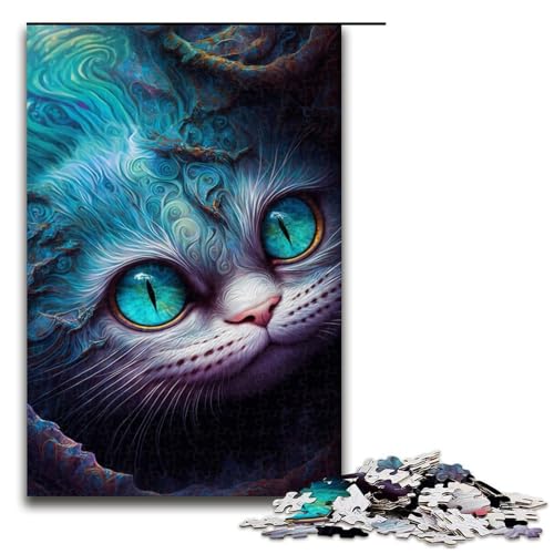 Puzzle 1000 Teile für Erwachsene, Katzenpuzzle für Erwachsene, Holzpuzzle, Heimdekoration, 50 x 75 cm Puzzle 1000 Teile für Erwachsene, Katzenpuzzle für Erwachsene, Holzpuzzle, Heimdekoration, 50 x 75 cm von WGLINGX