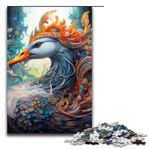 Puzzle 1000 Teile für Erwachsene, King Swan Puzzles für Teenager, Spielzeug, Denkspiel (Größe 50 x 75 cm) von WGLINGX