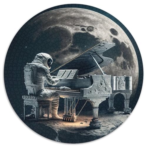 Puzzle 1000 Teile für Erwachsene, Klavier im Weltraum, Puzzle, Spielzeug, Geschenk, pädagogisches, intellektuelles, entspannendes Familienspiel (67,5x67,5cm) von WGLINGX