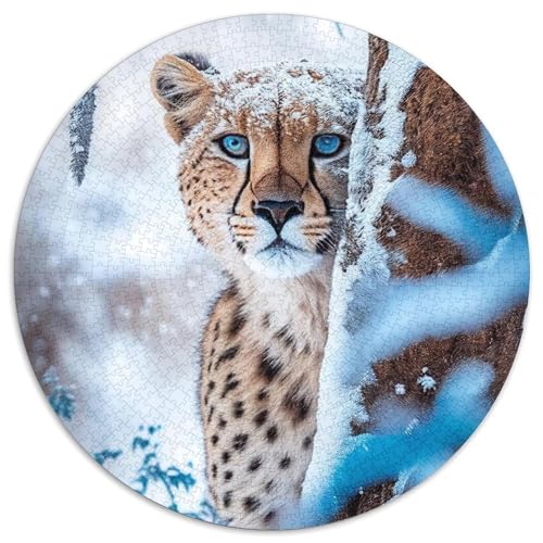 Puzzle 1000 Teile für Erwachsene, Leoparden-Puzzle für Erwachsene, Kunstwerk-Dekor, Intelligenzspielzeug für Familien-Indoor-Spiele 67,5 x 67,5 cm Puzzle 1000 Teile für Erwachsene, Leoparden-Puzzle für Erwachsene, Kunstwerk-Dekor, Intelligenzspielzeug für Familien-Indoor-Spiele 67,5 x 67,5 cm von WGLINGX