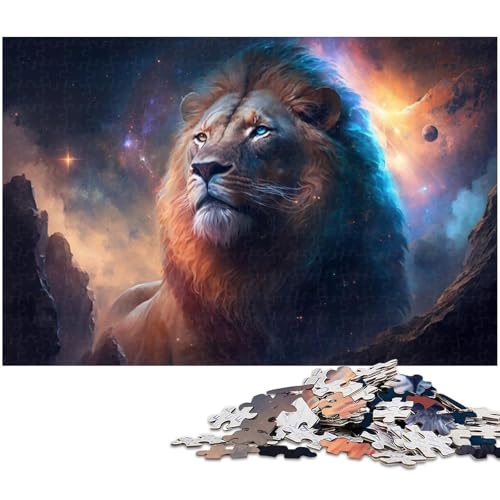 Puzzle 1000 Teile für Erwachsene, Löwen-Cartoon-Puzzle für Teenager ab 14 Jahren (Größe 50 x 75 cm) von WGLINGX