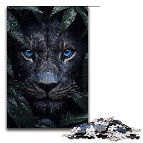 Puzzle 1000 Teile für Erwachsene, Löwen-Puzzle, für Teenager, Spielzeug, Denkspiel (Größe 50 x 75 cm) von WGLINGX