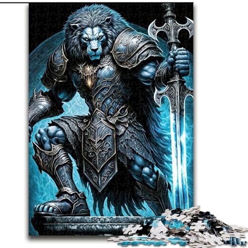 Puzzle 1000 Teile für Erwachsene, Mechanischer Tiger, Puzzle 1000 Teile für Erwachsene, interaktives Familienspiel, DIY-Heimdekoration, Gehirn-Herausforderung, Geschenk (Größe 26x38cm) von WGLINGX
