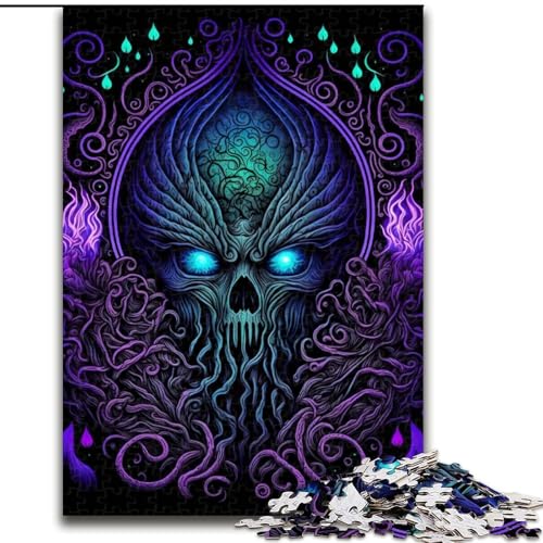 Puzzle 1000 Teile für Erwachsene, Monster-Puzzle für 1000 Teile, anspruchsvolles DIY-Denkspiel, interaktives Familienspiel (Größe 50x75cm) von WGLINGX