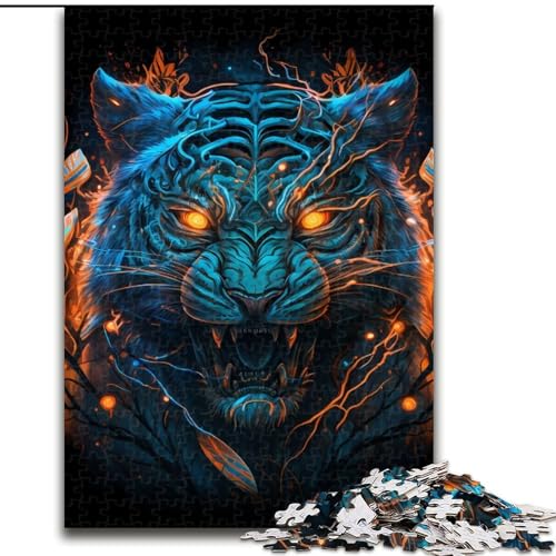 Puzzle 1000 Teile für Erwachsene, Mutant Tiger Monster, anspruchsvolle Puzzles für Familienspaß, perfekt für Feiertage, interaktive Spieleabende, Größe 50x75cm Puzzle 1000 Teile für Erwachsene, Mutant Tiger Monster, anspruchsvolle Puzzles für Familienspaß, perfekt für Feiertage, interaktive Spieleabende, Größe 50x75cm von WGLINGX