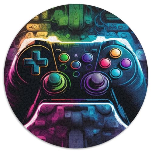 Puzzle 1000 Teile für Erwachsene, Neon-Spiel, Puzzle, Denksportaufgabe und Heimdekoration, 1000 Teile (67,5x67,5cm) von WGLINGX