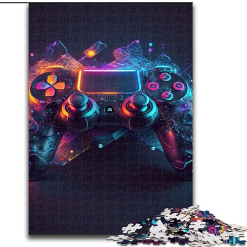 Puzzle 1000 Teile für Erwachsene, Neon-Spiel, schwierige Puzzles für Erwachsene, Lernspielzeug (Größe 50x75cm) von WGLINGX