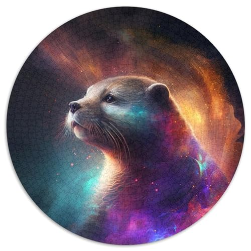 Puzzle 1000 Teile für Erwachsene, Otternebel, schwierige Puzzles für Erwachsene, DIY-Heimdekoration, Denkspiel für Teenager (67,5 x 67,5 cm) von WGLINGX