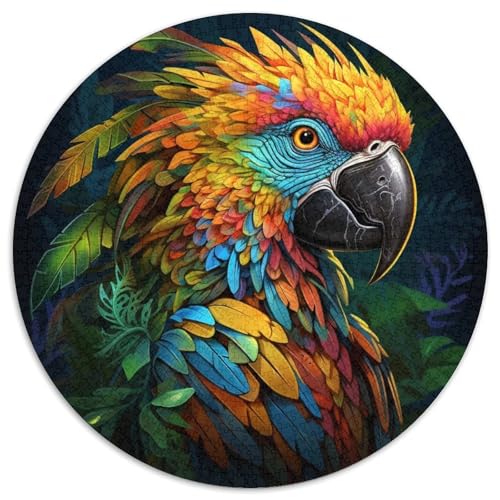 Puzzle 1000 Teile für Erwachsene, Papageien-Puzzle, Denksportaufgabe und Heimdekoration, 1000 Teile (67,5x67,5cm) von WGLINGX
