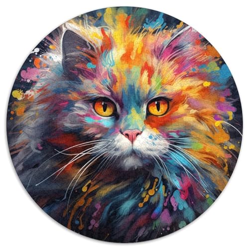 Puzzle 1000 Teile für Erwachsene, Perserkatze, Puzzle für Erwachsene, Kunstwerk, Dekor, Intelligenzspielzeug für Familien-Indoor-Spiele 67,5 x 67,5 cm Puzzle 1000 Teile für Erwachsene, Perserkatze, Puzzle für Erwachsene, Kunstwerk, Dekor, Intelligenzspielzeug für Familien-Indoor-Spiele 67,5 x 67,5 cm von WGLINGX