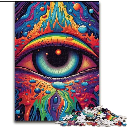 Puzzle 1000 Teile für Erwachsene, Psychedelische Puzzles 1000 Teile für Erwachsene, Geburtstage, Weihnachten, Halloween, Thanksgiving, Ostern, Größe 50x75cm Puzzle 1000 Teile für Erwachsene, Psychedelische Puzzles 1000 Teile für Erwachsene, Geburtstage, Weihnachten, Halloween, Thanksgiving, Ostern, Größe 50x75cm von WGLINGX