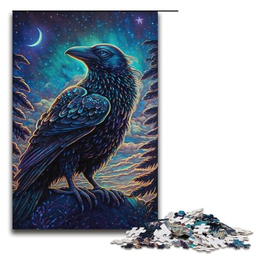 Puzzle 1000 Teile für Erwachsene, Psychedelischer Dackel, Puzzle für Teenager, Spielzeug, Denkspiel (Größe 38 x 26 cm) von WGLINGX