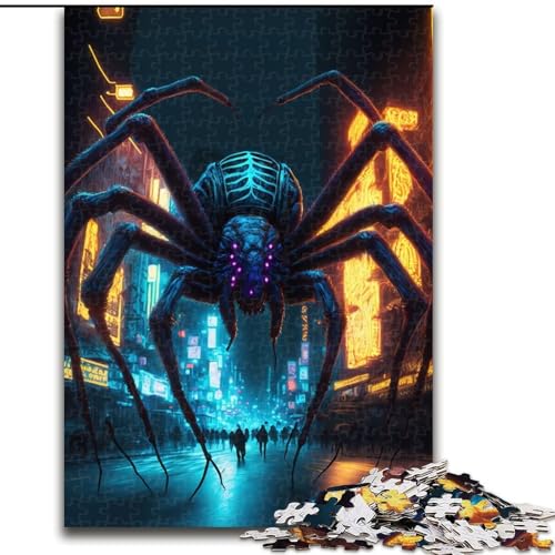 Puzzle 1000 Teile für Erwachsene, Riesenspinnen-Puzzle 1000 Teile für Erwachsene, Geburtstage, Weihnachten, Halloween, Thanksgiving, Ostern, Größe 26x38cm Puzzle 1000 Teile für Erwachsene, Riesenspinnen-Puzzle 1000 Teile für Erwachsene, Geburtstage, Weihnachten, Halloween, Thanksgiving, Ostern, Größe 26x38cm von WGLINGX