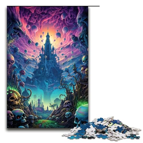 Puzzle 1000 Teile für Erwachsene, Schöne Berglandschaft, Puzzle für Jugendliche ab 14 Jahren, 50 x 75 cm von WGLINGX