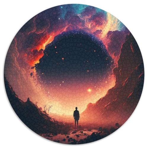 Puzzle 1000 Teile für Erwachsene, Sonnenuntergangsfantasie, schwierige Puzzles für Erwachsene, Denkspiel für Teenager, Familienspieleabend (67,5x67,5cm) von WGLINGX
