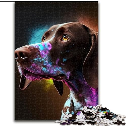 Puzzle 1000 Teile für Erwachsene, Spirit Dog Puzzle, Denkspiel für Teenager, Familienspieleabend (Größe 50x75cm) von WGLINGX