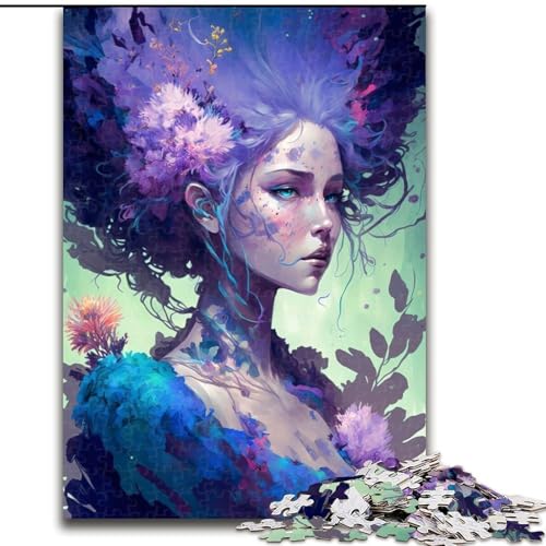 Puzzle 1000 Teile für Erwachsene, Spirit of The Forest, 1000-teiliges Puzzle, Spielzeug, Geschenk, pädagogisches, intellektuelles, entspannendes Spaßspiel für die ganze Familie, Größe 26x38cm von WGLINGX
