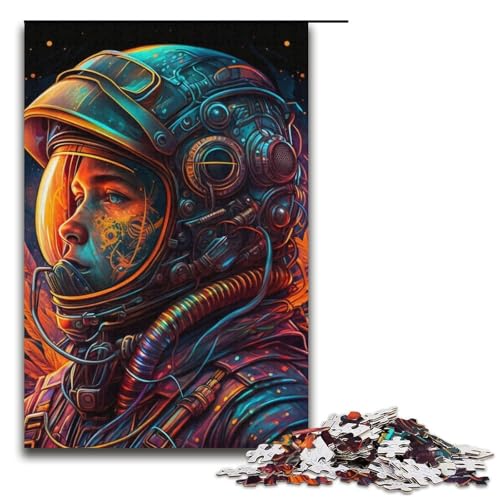 Puzzle 1000 Teile für Erwachsene, Steampunk-Astronaut, Lernspiel, Herausforderung, Spielzeug, Weihnachts- und Geburtstagsgeschenk, 37,6 x 26,9 cm Puzzle 1000 Teile für Erwachsene, Steampunk-Astronaut, Lernspiel, Herausforderung, Spielzeug, Weihnachts- und Geburtstagsgeschenk, 37,6 x 26,9 cm von WGLINGX