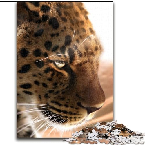 Puzzle 1000 Teile für Erwachsene, The Hunter, Holzpuzzle, interaktives Familienspiel, Denksportaufgabe, Geschenk, Lernspielzeug (Größe 26x38cm) von WGLINGX