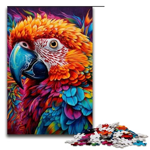 Puzzle 1000 Teile für Erwachsene, Tiere, Vögel, Papageien, Puzzle, Wanddekoration, Geschenkideen, geeignet für und Teenager ab 14 Jahren, 29,53 x 19,69 Zoll Puzzle 1000 Teile für Erwachsene, Tiere, Vögel, Papageien, Puzzle, Wanddekoration, Geschenkideen, geeignet für und Teenager ab 14 Jahren, 29,53 x 19,69 Zoll von WGLINGX