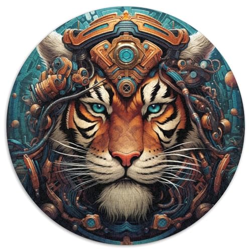 Puzzle 1000 Teile für Erwachsene, Tiger-Krieger-Puzzle für Erwachsene, Kunstwerk-Dekor, Intelligenzspielzeug für Familien-Indoor-Spiele 67,5 x 67,5 cm Puzzle 1000 Teile für Erwachsene, Tiger-Krieger-Puzzle für Erwachsene, Kunstwerk-Dekor, Intelligenzspielzeug für Familien-Indoor-Spiele 67,5 x 67,5 cm von WGLINGX