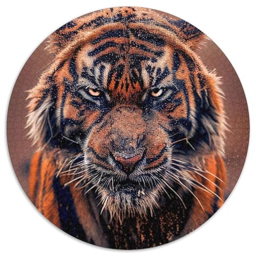 Puzzle 1000 Teile für Erwachsene, Tiger-Puzzle für Erwachsene, Kunstwerk-Dekor, Intelligenzspielzeug für Familien-Indoor-Spiele 67,5 x 67,5 cm Puzzle 1000 Teile für Erwachsene, Tiger-Puzzle für Erwachsene, Kunstwerk-Dekor, Intelligenzspielzeug für Familien-Indoor-Spiele 67,5 x 67,5 cm von WGLINGX