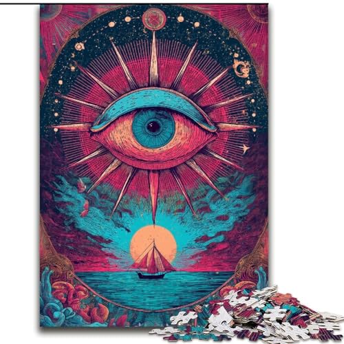 Puzzle 1000 Teile für Erwachsene, Traumaugen-Puzzles für 1000 Teile, Denkspiel für Teenager, Familienspieleabend (Größe 50x75cm) von WGLINGX