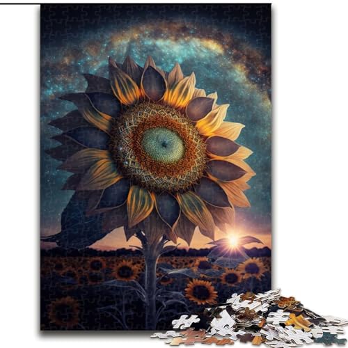 Puzzle 1000 Teile für Erwachsene, Universum, Sonnenblumen-Puzzle 1000 Teile für Erwachsene, Geburtstage, Weihnachten, Halloween, Thanksgiving, Ostern, Größe 50x75cm Puzzle 1000 Teile für Erwachsene, Universum, Sonnenblumen-Puzzle 1000 Teile für Erwachsene, Geburtstage, Weihnachten, Halloween, Thanksgiving, Ostern, Größe 50x75cm von WGLINGX