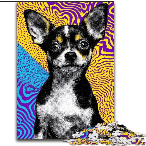 Puzzle 1000 Teile für Erwachsene, Weihnachtspullover, Puzzle für Erwachsene, 1000 Teile, Spielzeug, Geschenk, pädagogisches, intellektuelles, entspannendes Familienspiel (Größe 26x38cm) von WGLINGX