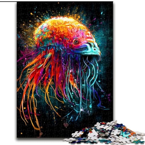 Puzzle 1000 Teile für Erwachsene, bunter Oktopus, 1000-teiliges Puzzle, Spielzeug, Geschenk, pädagogisches intellektuelles Dekomprimierungsspaß, Familienspiel, Größe 50x75cm Puzzle 1000 Teile für Erwachsene, bunter Oktopus, 1000-teiliges Puzzle, Spielzeug, Geschenk, pädagogisches intellektuelles Dekomprimierungsspaß, Familienspiel, Größe 50x75cm von WGLINGX