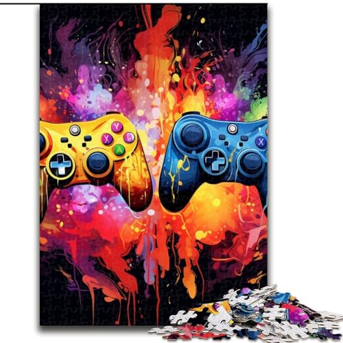 Puzzle 1000 Teile für Erwachsene, buntes Spiel, 1000-teiliges Puzzle, Lernspiele, schöne Dekoration (Größe 26x38cm) von WGLINGX