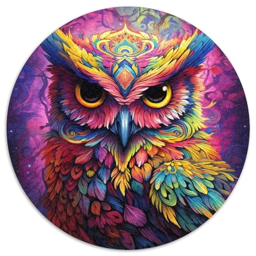 Puzzle 1000 Teile für Erwachsene, rosa Eulen-Puzzle für Erwachsene, Kunstwerk-Dekor, Intelligenzspielzeug für Familien-Indoor-Spiele 67,5 x 67,5 cm Puzzle 1000 Teile für Erwachsene, rosa Eulen-Puzzle für Erwachsene, Kunstwerk-Dekor, Intelligenzspielzeug für Familien-Indoor-Spiele 67,5 x 67,5 cm von WGLINGX